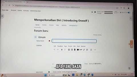 Tutorial Membuat Kursus di Moodle Cloud