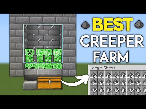 BEST 1.20 CREEPER FARM For Minecraft Bedrock (Windows/Console/Mobile)