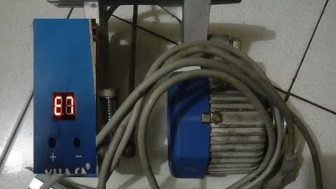 cara atasi dinamo servo mesin jahit error