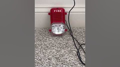 System Sensor SpectrAlert P1224MC Strobe Only Test