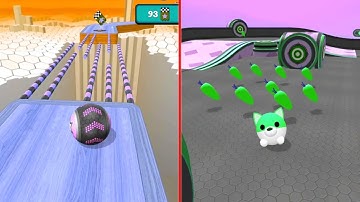 Going Ball vs Rolling Ball Sky Escape Walkthrough,iOS Android Ball Colour Run New Update(Part:231)