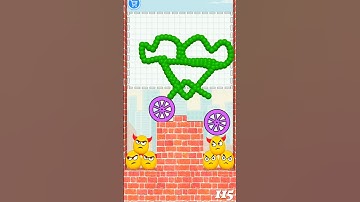 Draw To Smash logic puzzle brain game level 115  #gaming  #shorts #youtubeshorts  #shortfeed