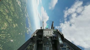 F-16: DCS World Joy Flight 4K (cockpit view)
