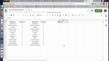 Adding Relative Frequency to your Frequency Table in Google Sheets – Statistics Tutorial