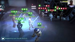 Star Wars Galaxy of Heroes: Clearing Rebels Tier III Basic Training Event