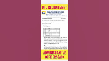 United India Insurance UIIC AO Recruitment | 250 posts