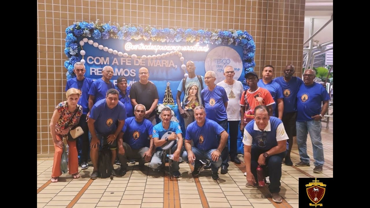 14/02/2026 - Terço dos Homens da Paróquia São Benedito na 18ª Romaria em Aparecida do Norte (SP).