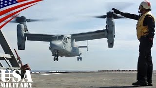 強襲揚陸艦フアン･カルロス1世(スペイン海軍)にオスプレイが着艦 - MV-22 Osprey Landing on Juan Carlos I (Spanish Navy)