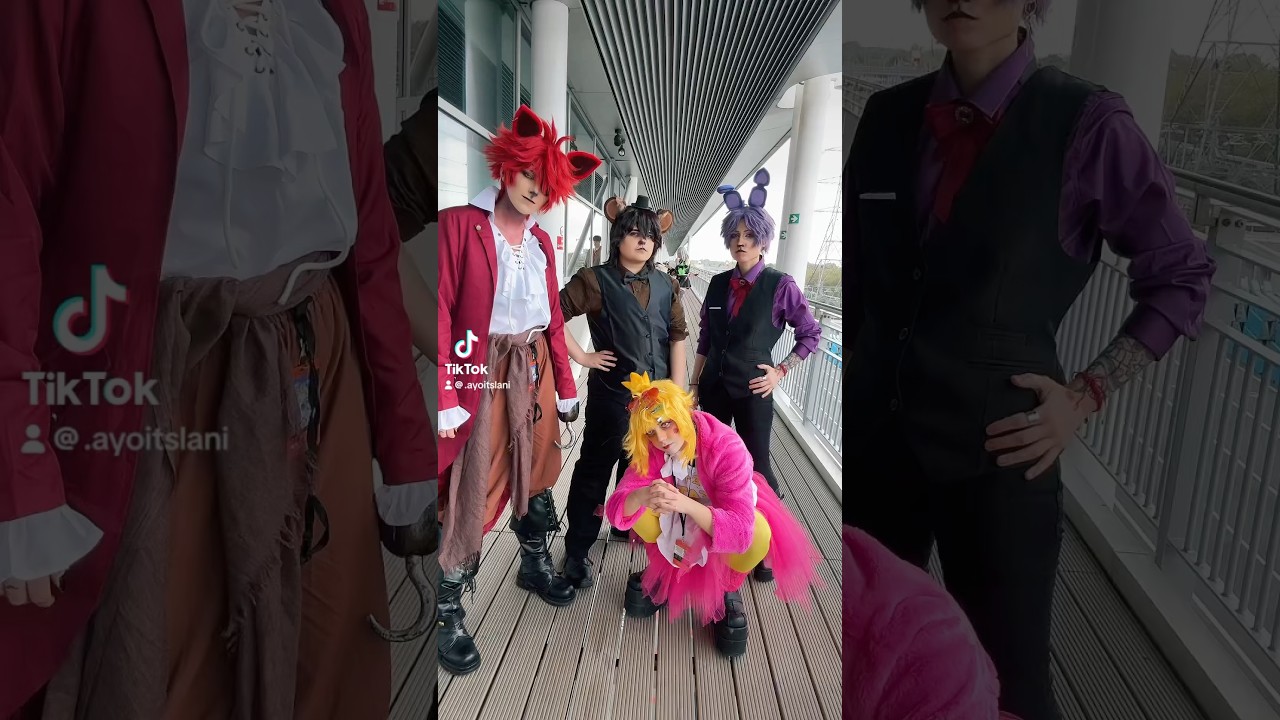 THE CLICK 🐻🦊🐰🐥 Chica- ​⁠@Karamelori Bonnie- ​⁠@Ju_Raysa Freddy- ​⁠@agitokyojin #fnaf