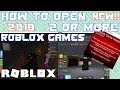 Open Roblox Games