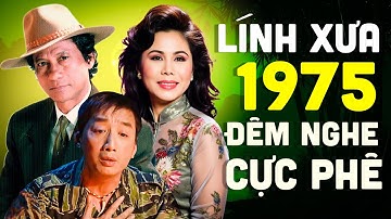LÍNH XƯA 1975 ĐÊM NGHE CỰC PHÊ - Nhạc Lính Hải Ngoại Trường Vũ, Chế Linh, Thanh Tuyền