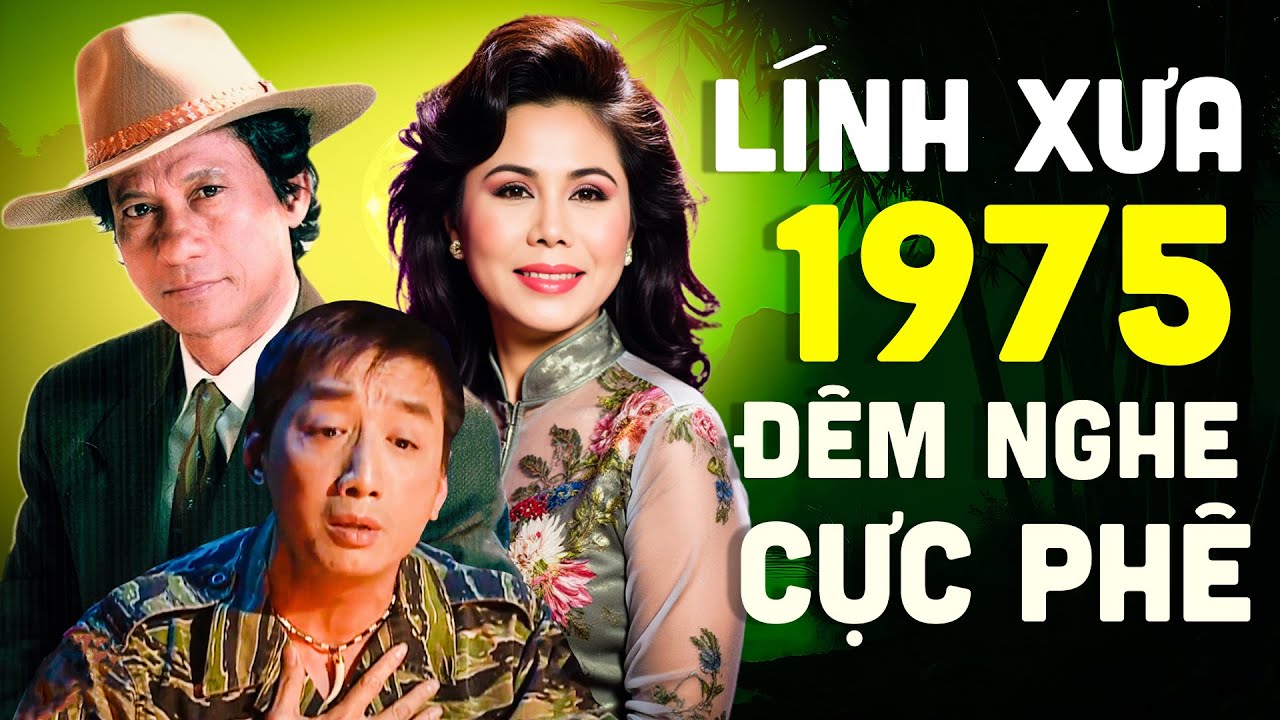 LÍNH XƯA 1975 ĐÊM NGHE CỰC PHÊ - Nhạc Lính Hải Ngoại Trường Vũ, Chế Linh, Thanh Tuyền