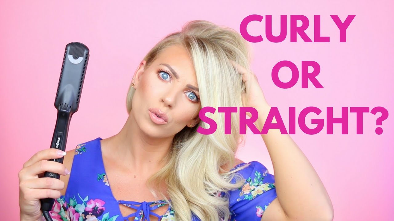 How to curl your hair with a croc straightener Clearance