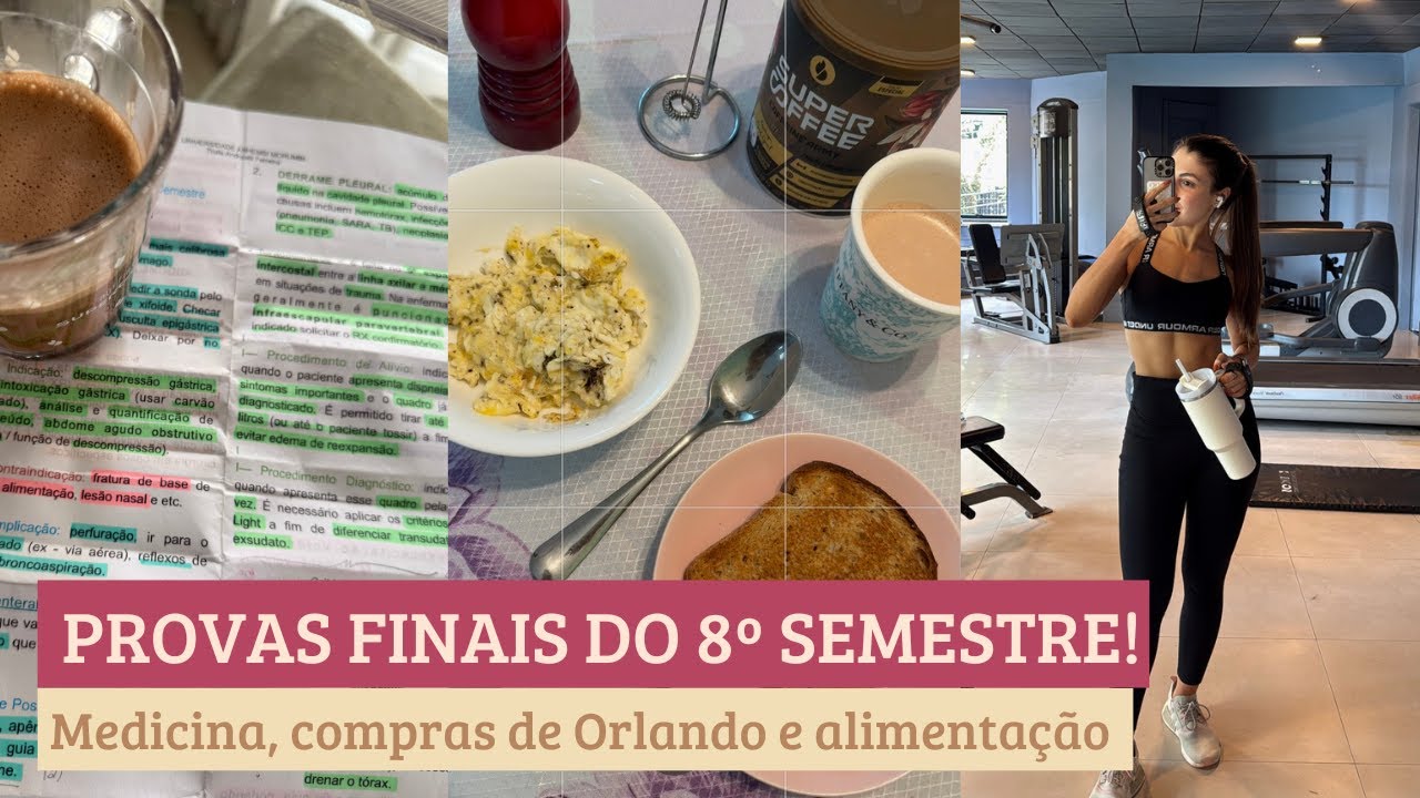 MEDVLOG #43 - ROTINA DE UMA ESTUDANTE DE MEDICINA | Thais Andreotti