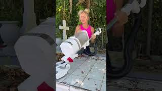 I Cleaned a Random Grave!#pov#funny#comedy#skilt#shorts#humorous
