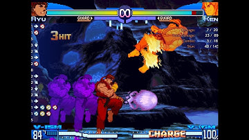 Evil Ryu V-ISM Combos [Street Fighter Alpha 3 Upper / CFC2]