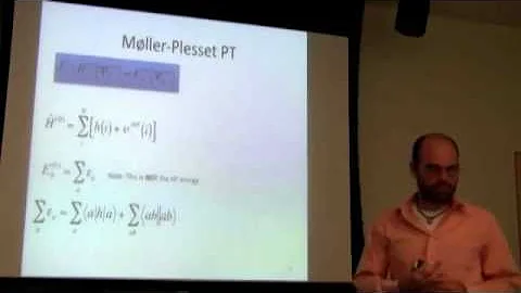 [Sherrill Group] Summer Lecture Series in Theoreti...