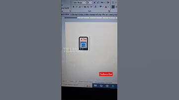ATM Sign Symbol Shortcut in MS Word #shorts #trick #viraltricks #ytshorts