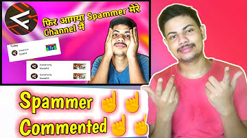 Spammer Commented 😅😅, On His Video