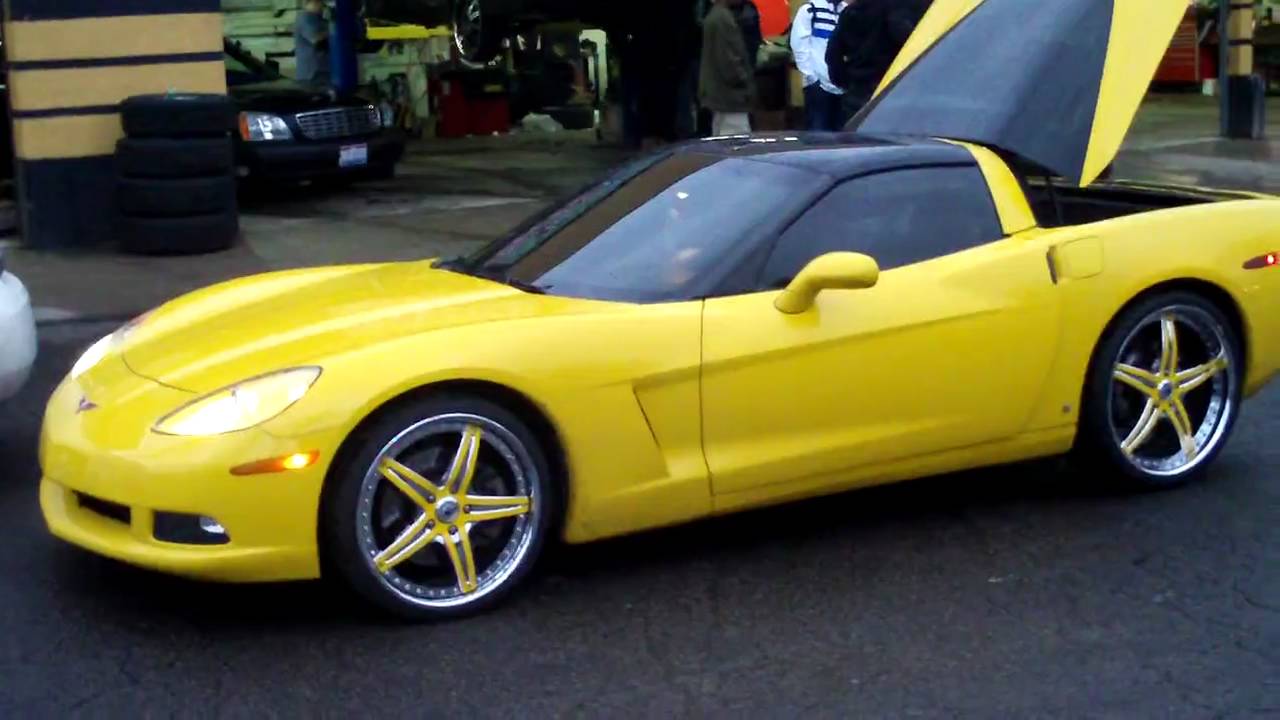 C6 Corvette on 22 Asanti s YouTube