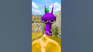 SIZE COMPARISON SPRUNKI SMILING CRITTERS VS BABY SMILING CRITTERS vs SHIN SONIC IN GARRY