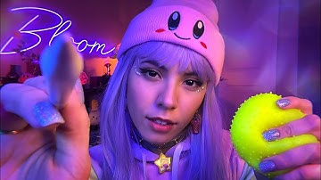 ASMR Chaotic Personal Attention (unpredictable) + gentle background noise. LoFi af 💿💟✨