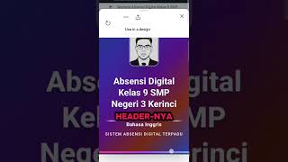 Cara Buat Absensi Online dengan Canva Ai datanya tersimpan di Canva Sheet. Absensi Digital Canva Ai.