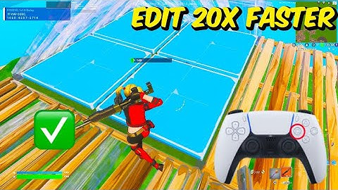 How To EDIT FASTER On Controller 🎮 (Best Settings, Tutorial + Tips and Tricks) For Chapter 5!