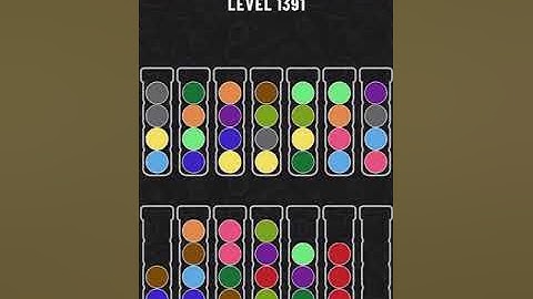 【Ball Sort Puzzle】Level.1391