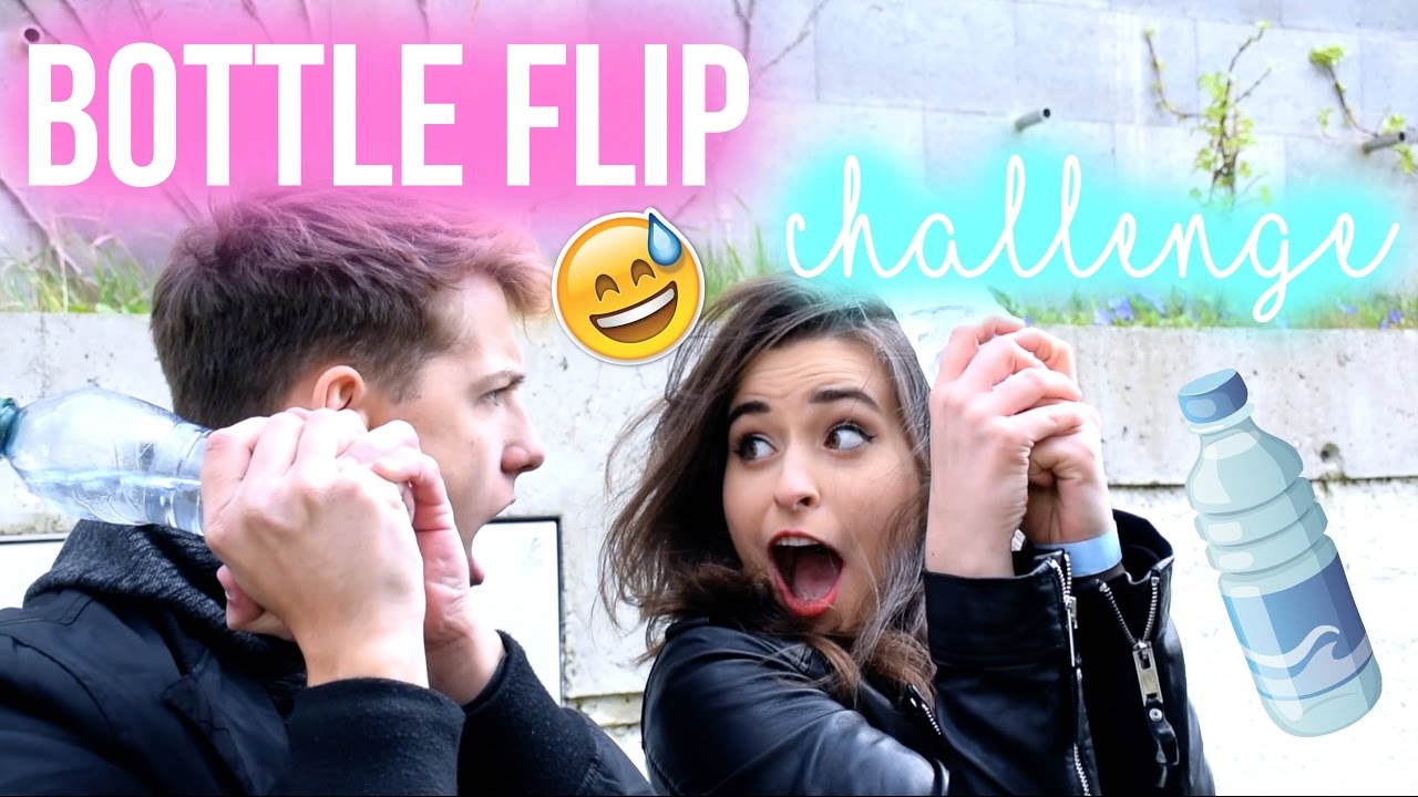 BOTTLE FLIP CHALLENGE w/ Adam Mach