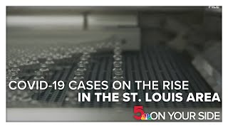 COVID-19 cases on the rise in St. Louis