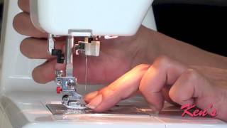 How to use the Janome Quarter Inch Foot