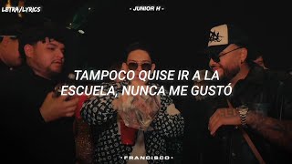 El Chore - Junior H, Gael Valenzuela (LETRA/LYRICS)