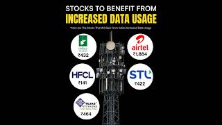Top Telecom Stocks for India’s Data Boom 📶🚀 5G & Digital Growth Stocks #airtel #youtubeshorts