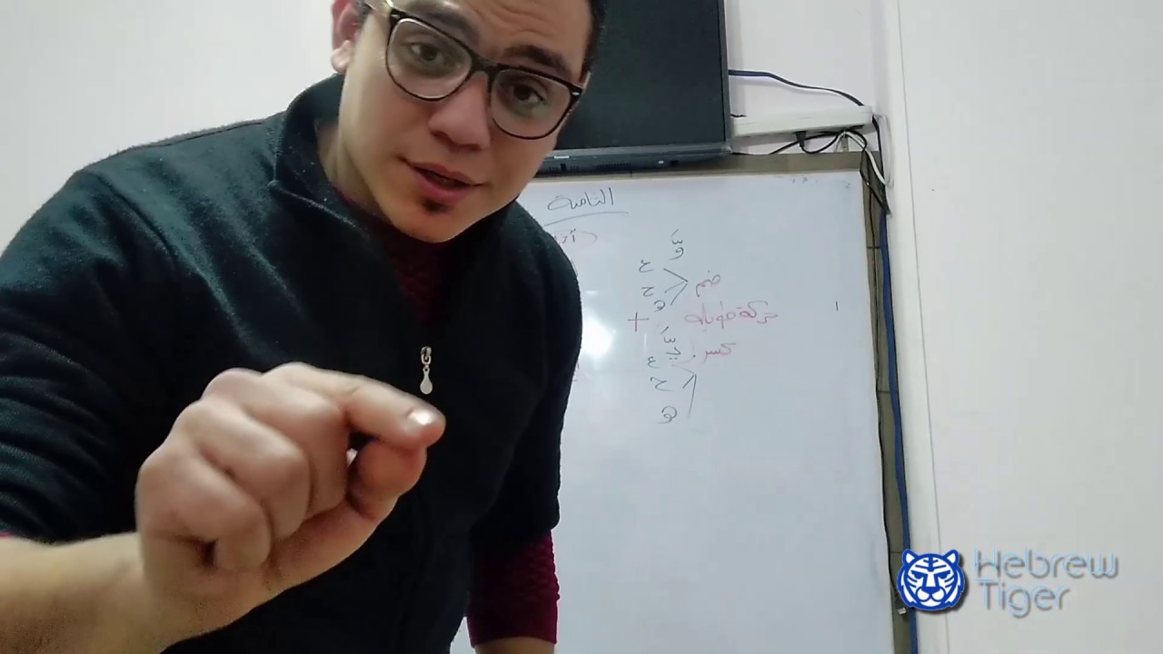 الحلقة الثامنة : الفتحة المسروقة  في اللغة العبرية פתח גנובה בעברית