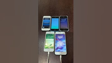 iOS 6 iPhone 5 vs iOS 8 iPhone 5c vs iOS 9 iPhone 5s vs iOS 10 iPhone SE vs iOS 16 iPhone 8 #shorts