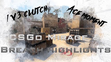 1 V 3 Clutch & ACE Moment | CSGO Highlights | Amazing Moments