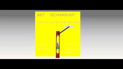 Crank and Slotted lever Mechanism animation model