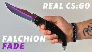 REAL CS:GO KNIVES - FALCHION - Fade - KNIFY