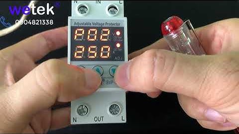 Rơ le điện áp SVP-916 Sinotimer, bảo vệ cao, thấp áp, quá dòng... thấy rẻ mà hợp lý quá