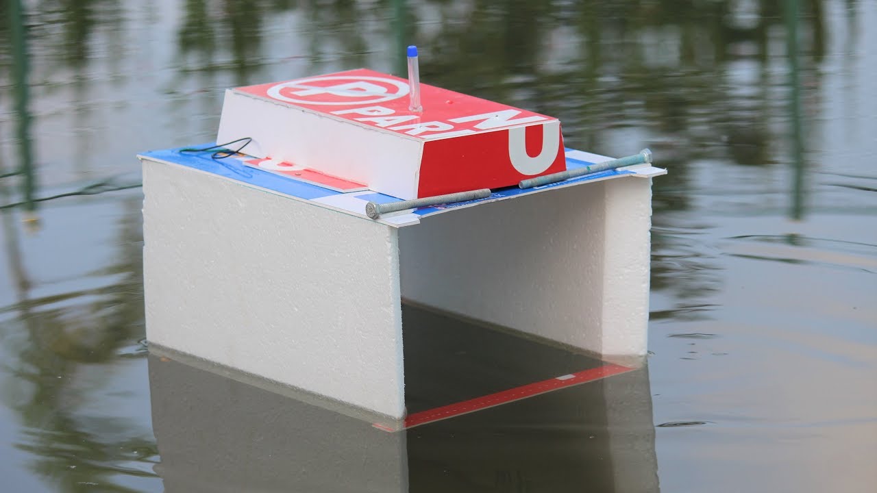 how to make a lake cleaning machine water cleaning boat YouTube