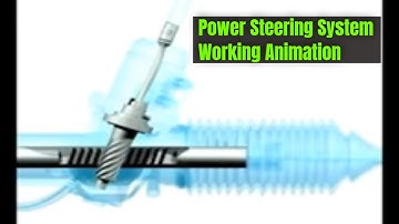 Power Steering Working Principle Animation | How does a power steering system work