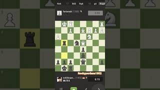 Sacrifice Rook.  Brillante 😍😍 #chess #chessgame