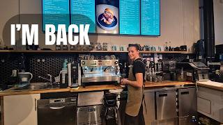 Back After 4 Weeks ☕️ | Real Café POV – Making Coffee, Serving Customers & Life Update