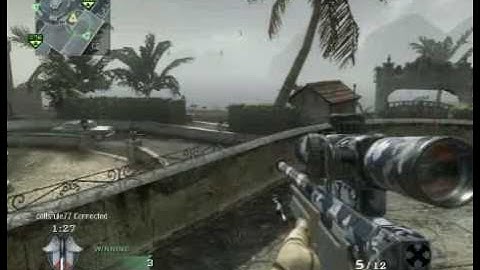 Black Ops : Nasty Drag Scope with the L96 and My Trigger Finger : S&D on Villa