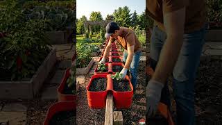 Rare Black Strawberries Grown In Plastic Containers 🍓