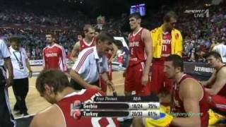 Basketball-WM 2010 Türkei - Serbien 83:82 (FIBA 2010 Halbfinale)