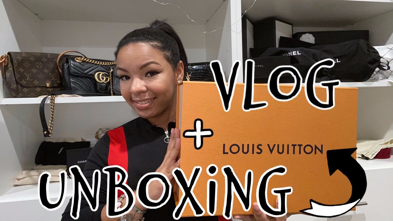 louis vuitton backpack unboxing! ~ discovery pm 