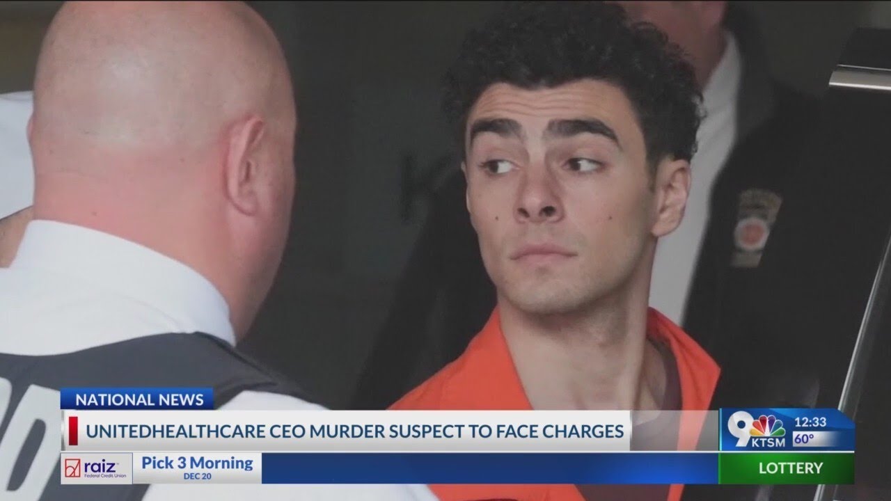 United Healthcare CEO murder suspect to face charges - YouTube