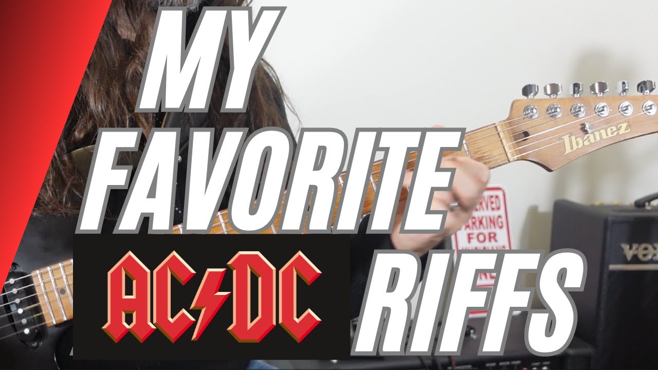 MY FAVORITE AC/DC RIFFS - YouTube